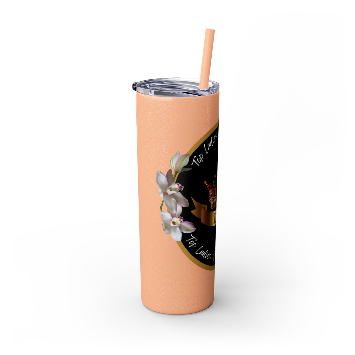 Elegant Top Ladies of Distinction Tumbler – Jeweled Crown Design & Premium Insulation