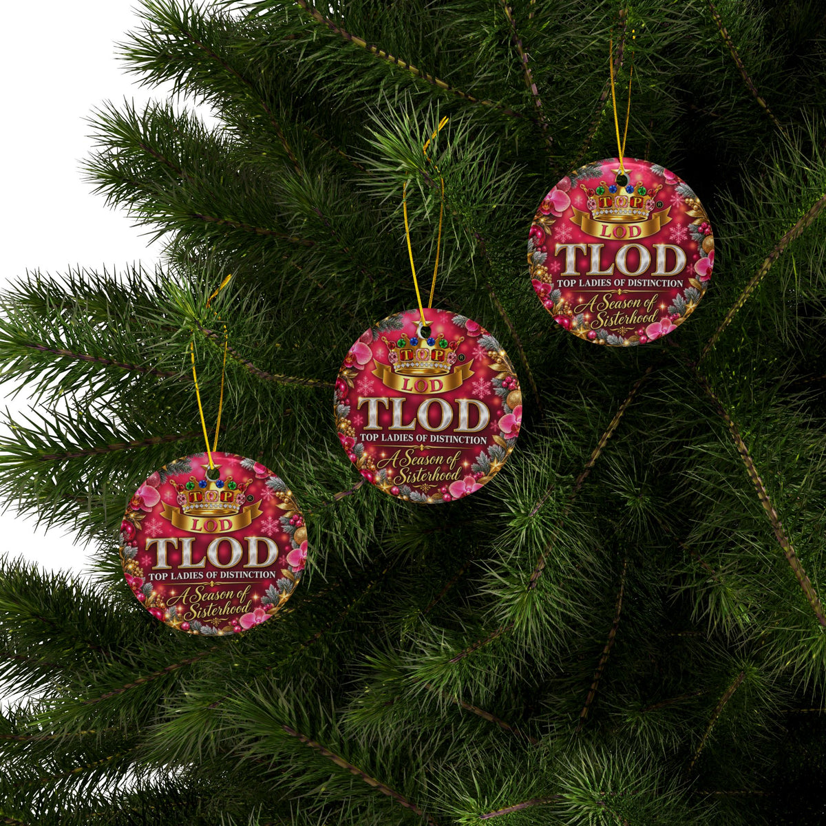 TLOD Christmas Ornament | A Season of Sisterhood | Top Ladies of Distinction Holiday Gift