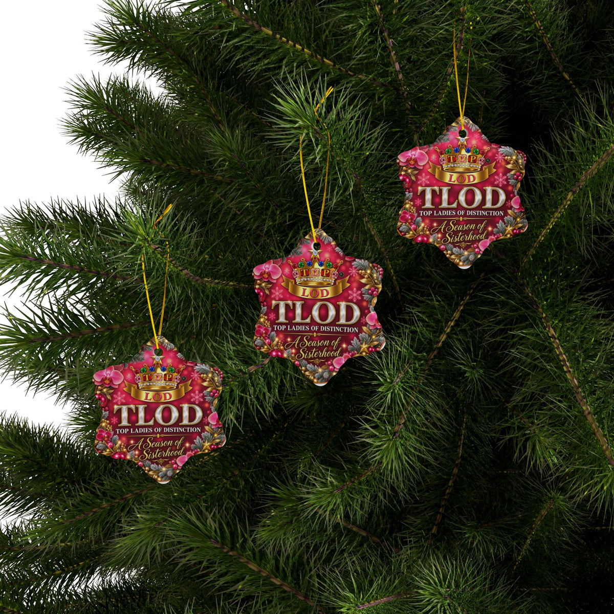 TLOD Christmas Ornament | A Season of Sisterhood | Top Ladies of Distinction Holiday Gift