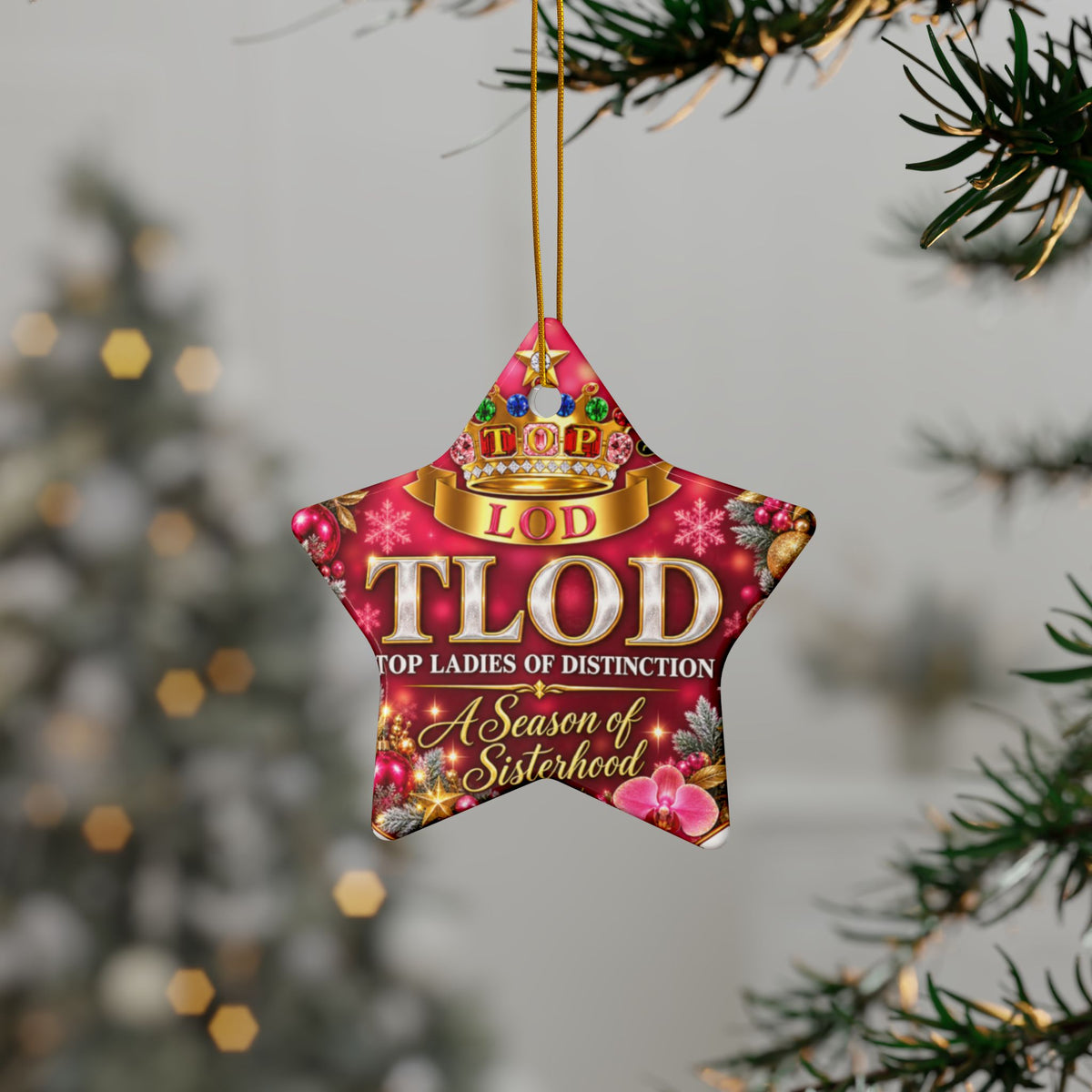 TLOD Christmas Ornament | A Season of Sisterhood | Top Ladies of Distinction Holiday Gift