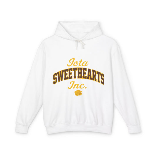 Unisex Lightweight Hooded Sweatshirt - Iota Sweethearts Inc. Cozy Casual Wear