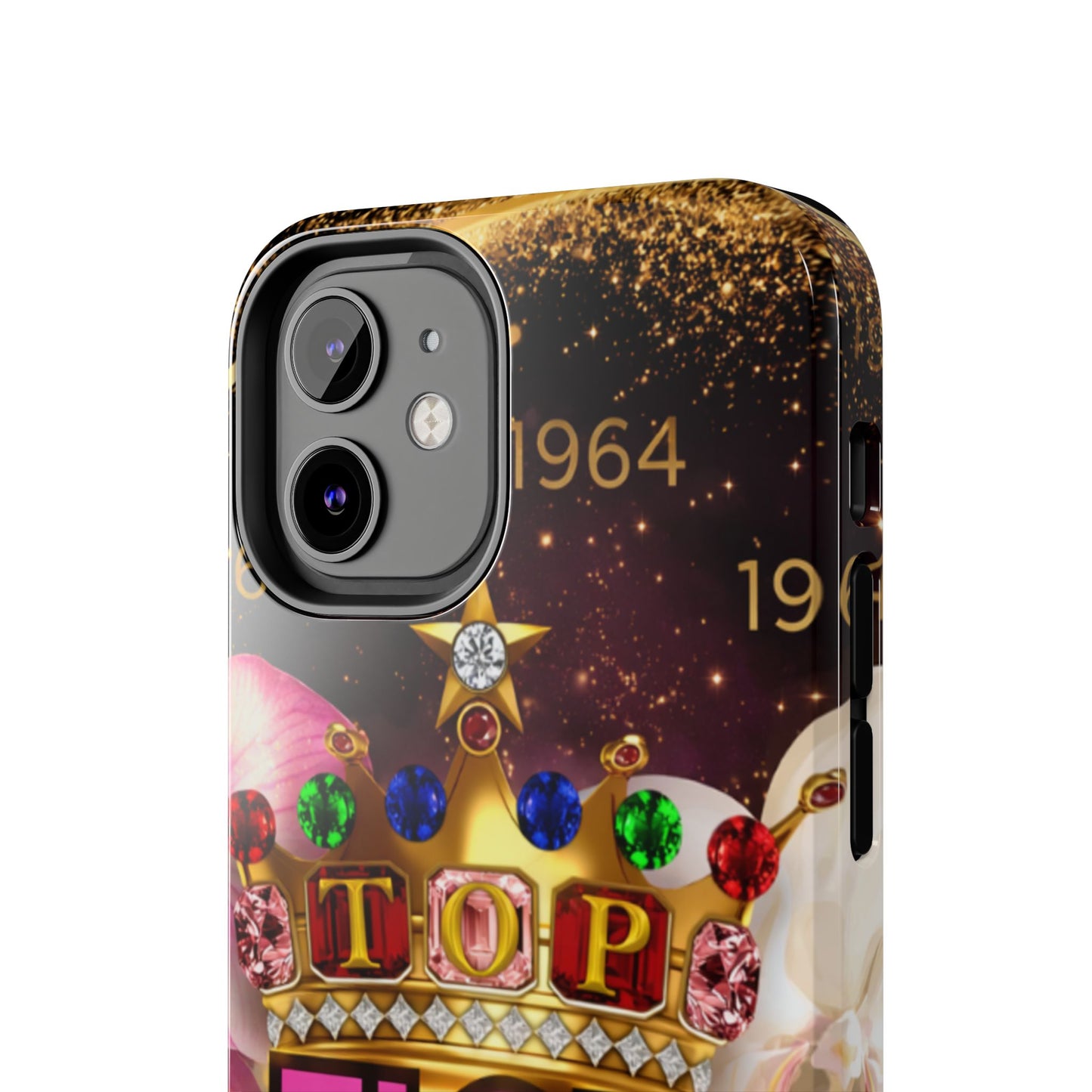 TLOD Crown Luxe Personalized Phone Case – Top Ladies of Distinction iPhone & Samsung Case | Custom Name Option