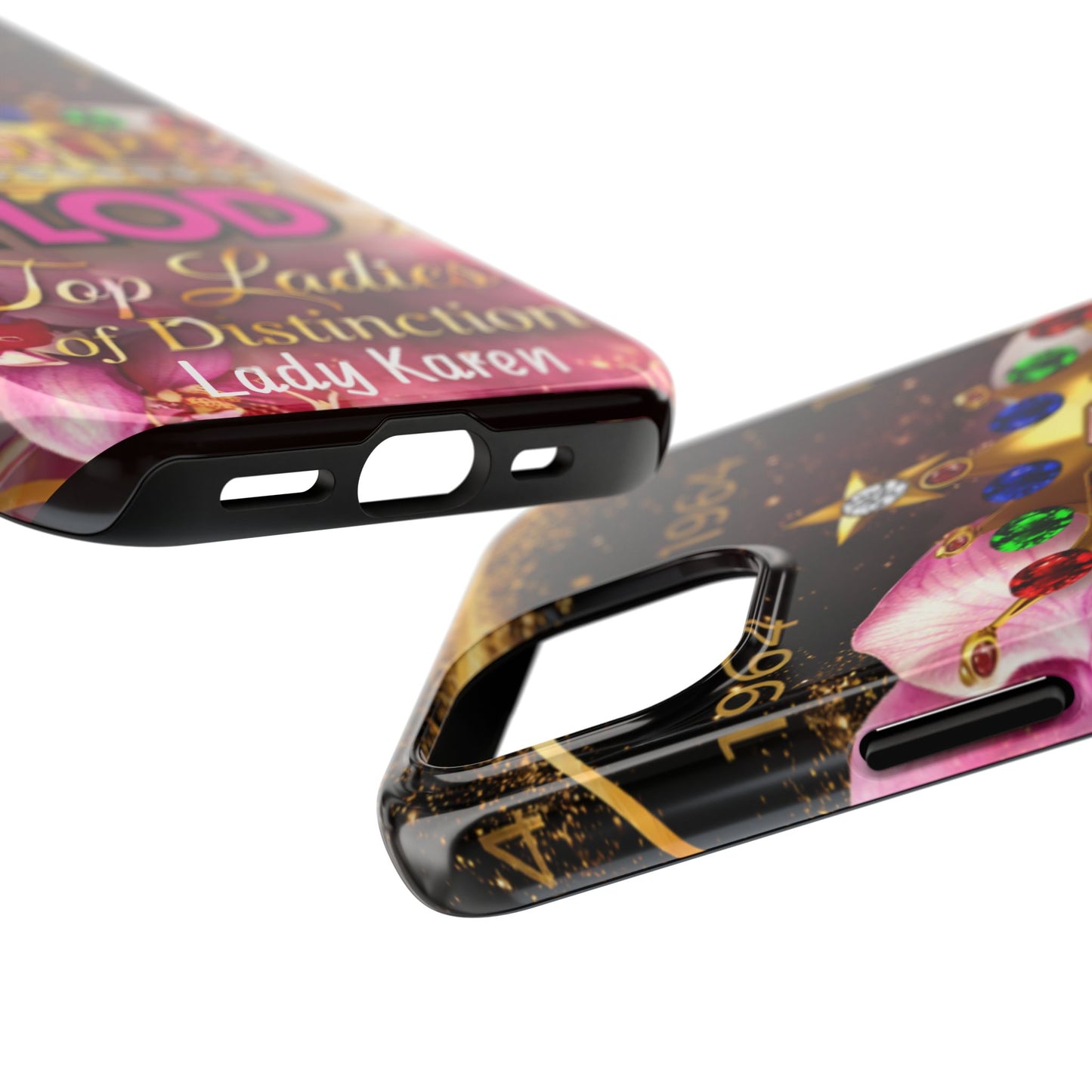 TLOD Crown Luxe Personalized Phone Case – Top Ladies of Distinction iPhone & Samsung Case | Custom Name Option