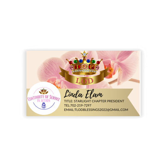 Personalized TLOD Business Cards