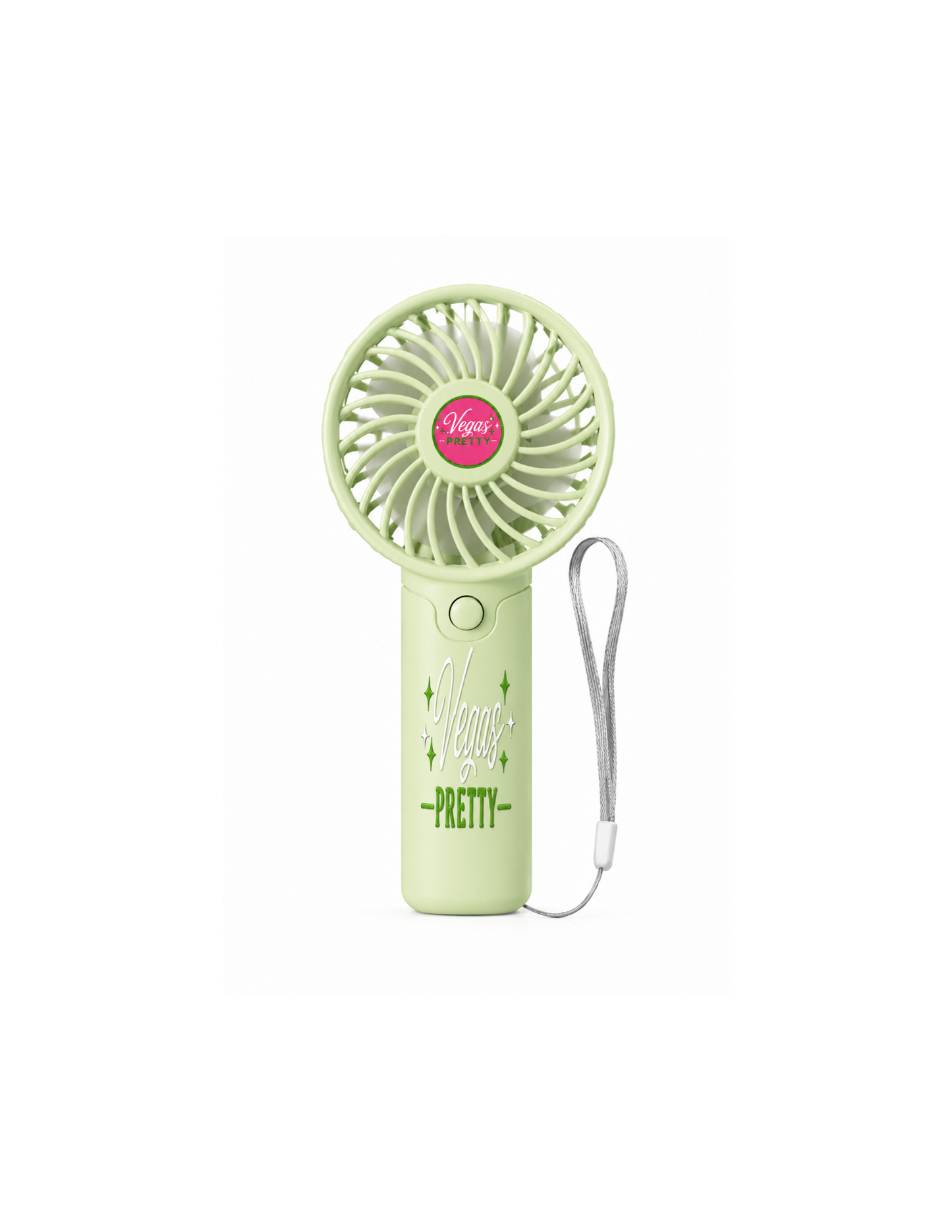 Vegas Pretty™ Mini Fan – Chic Portable Cooling Fan for Women | Vegas Trip Essential, Girls Weekend, Bachelorette & Conference Must-Have
