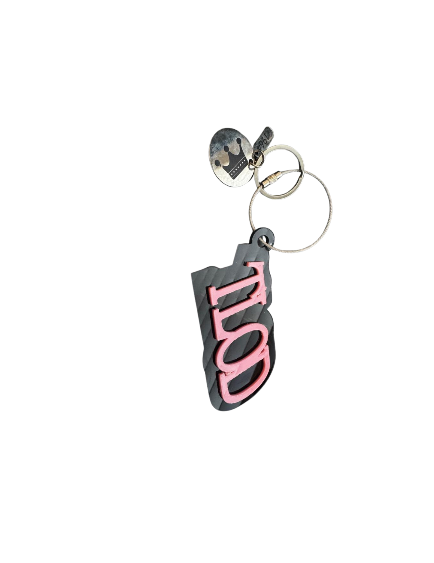 TLOD Keychain & Luggage Tag – Custom Glitter Acrylic Gift