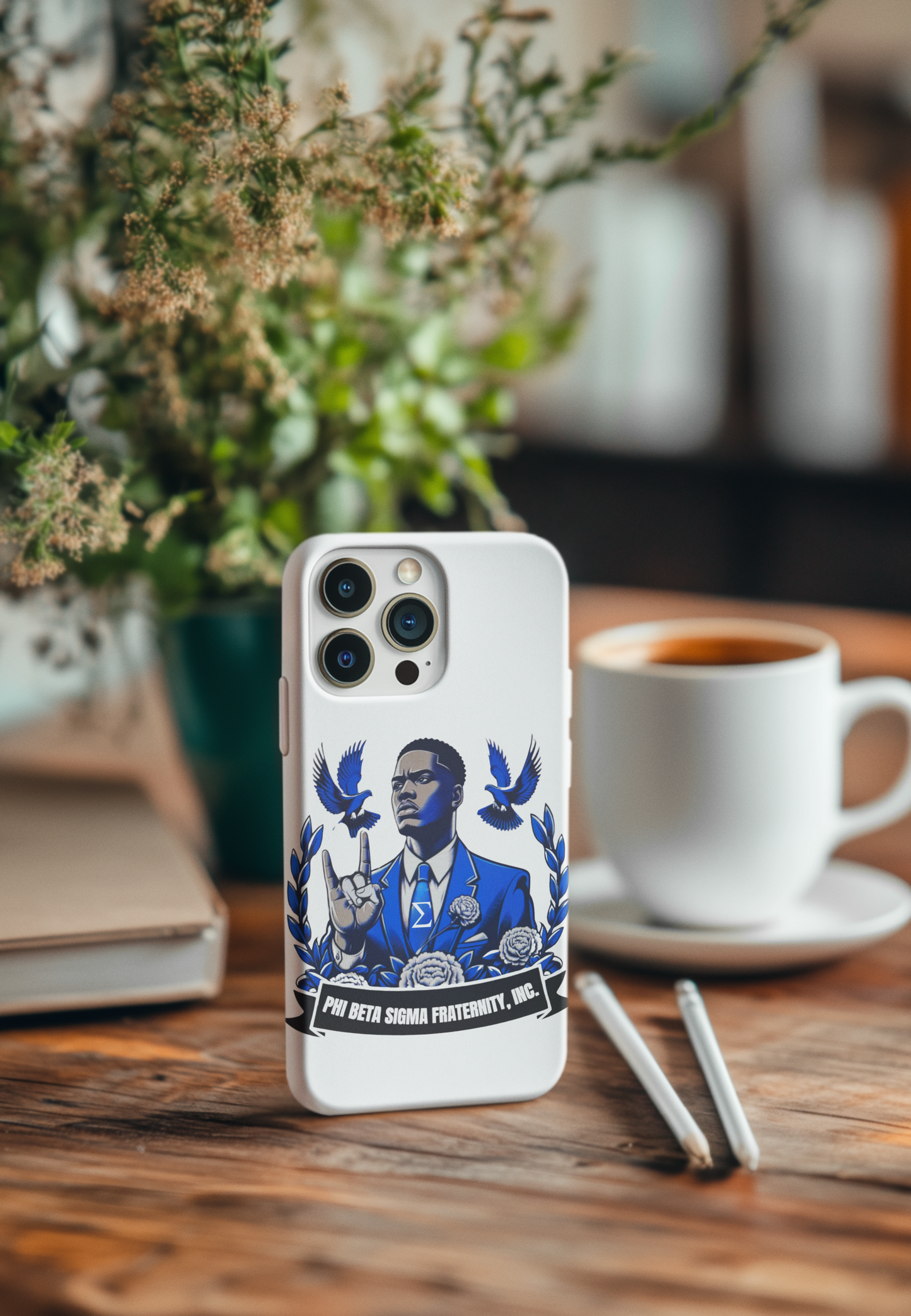 Phi Beta Sigma Royal Legacy Portrait Phone Case