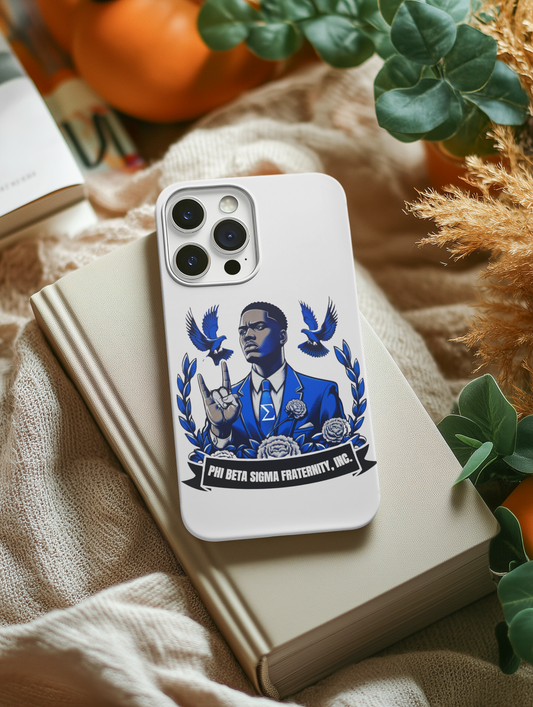 Phi Beta Sigma Royal Legacy Portrait Phone Case