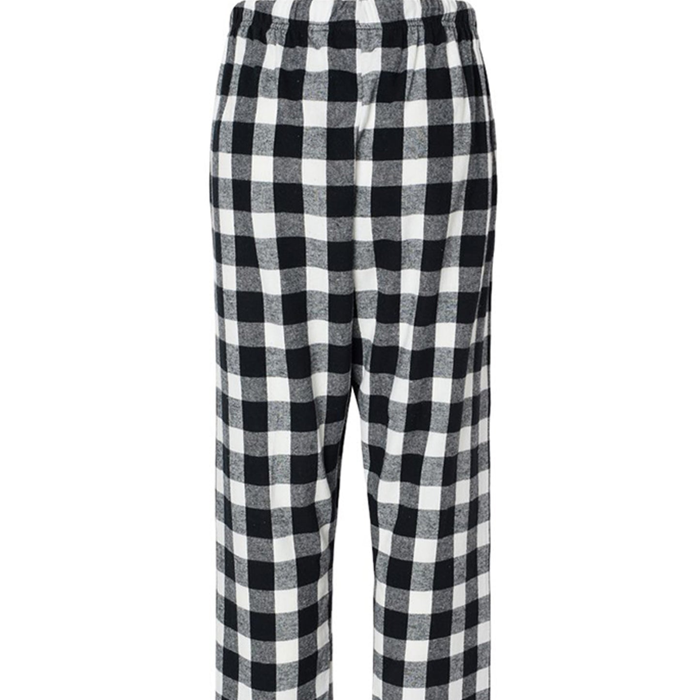Black/ White Buffalo Plaid - BW6620 - BACK