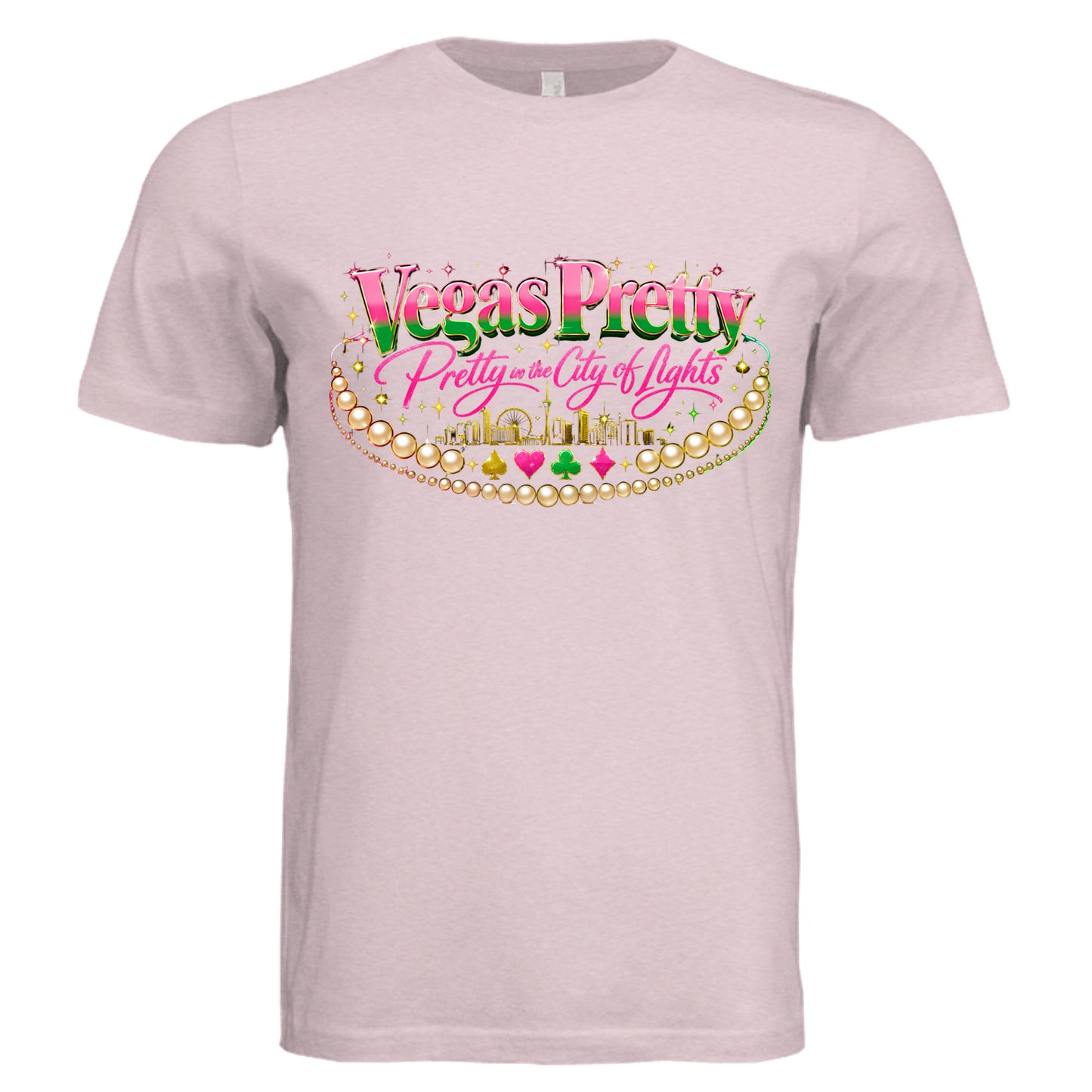 Pink Triblend - 3413C - FRONT
