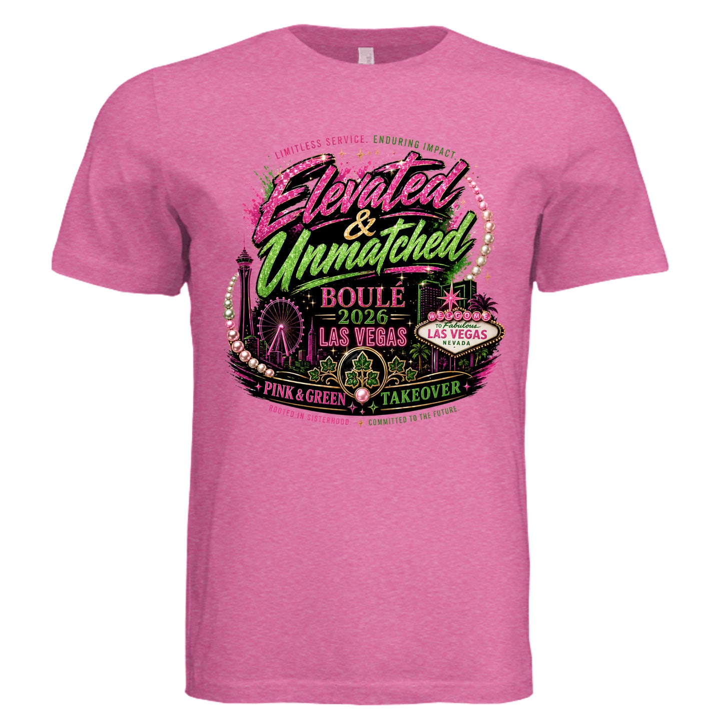 Charity Pink Triblend - 3413C - FRONT