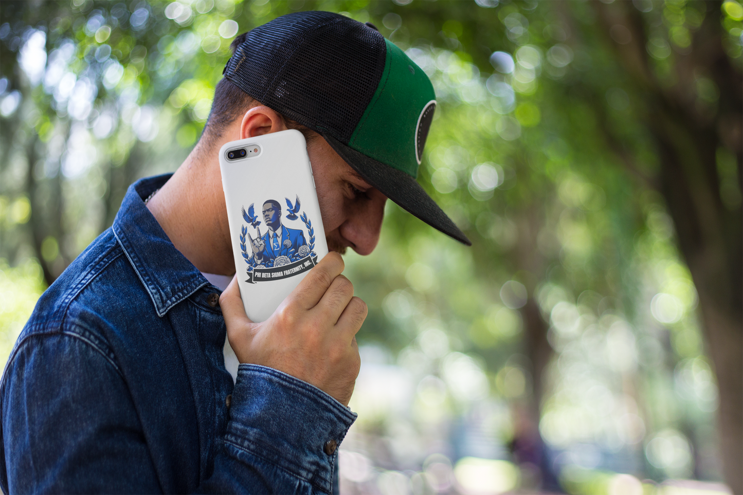Phi Beta Sigma Royal Legacy Portrait Phone Case