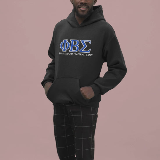 Phi Beta Sigma Hoodie ΦΒΣ Greek Letter Fraternity Sweatshirt – Divine Nine Sigma Apparel