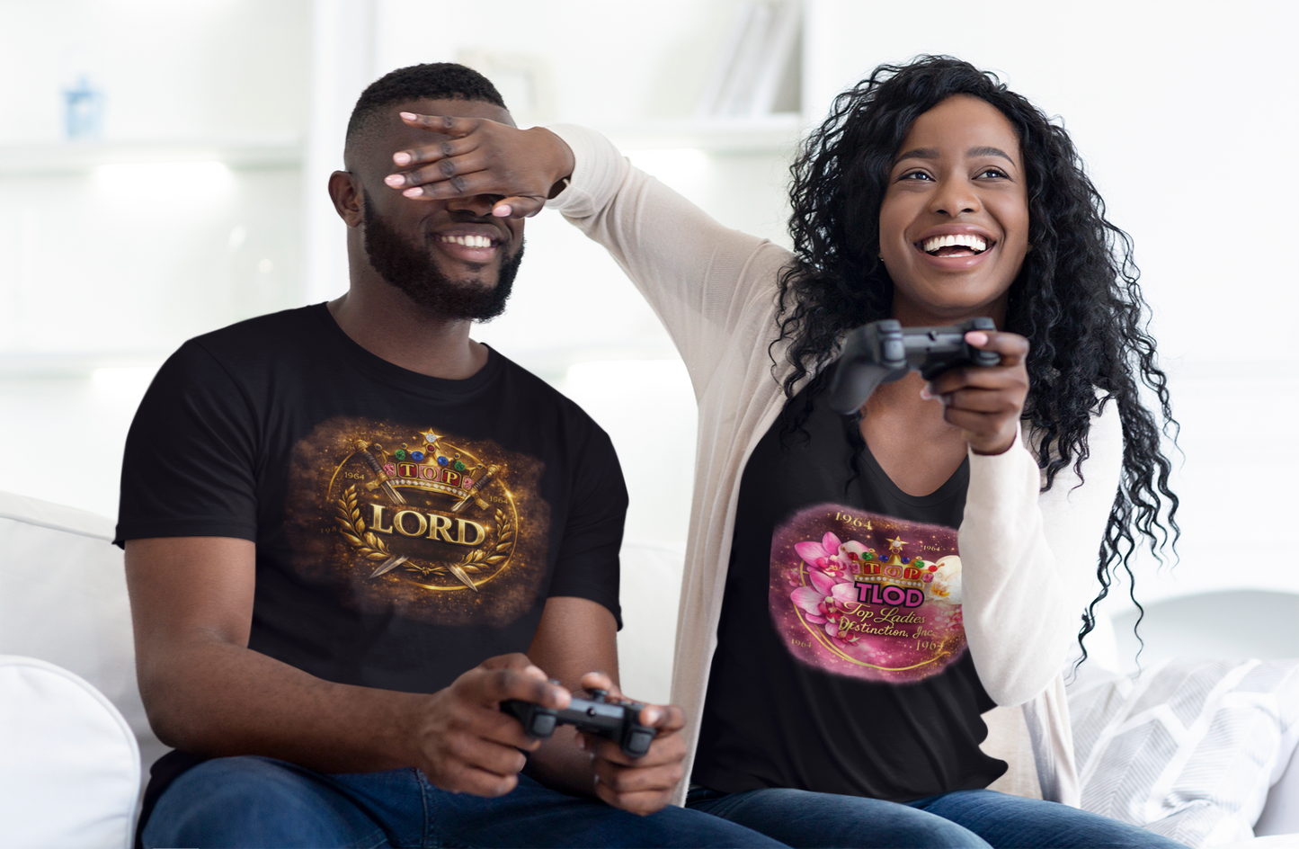 Top Ladies of Distinction T-Shirt – Elegant TLOD Crown Orchid Shirt | Founded 1964 Sisterhood Apparel